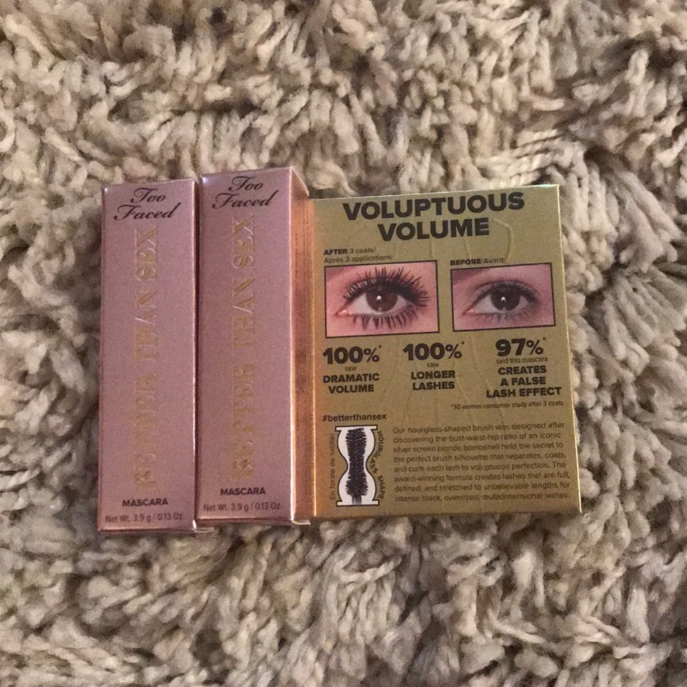 Too Faced Better Than Sex Mascara Deluxe Samples